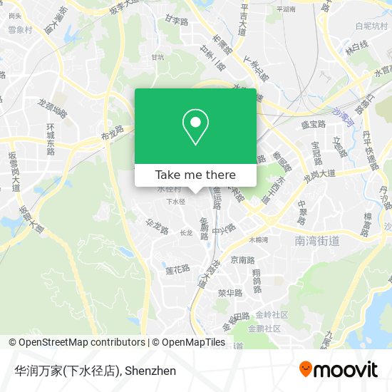 华润万家(下水径店) map
