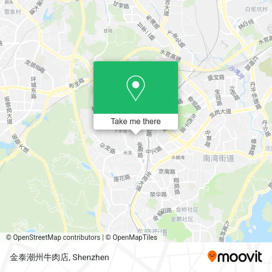 金泰潮州牛肉店 map