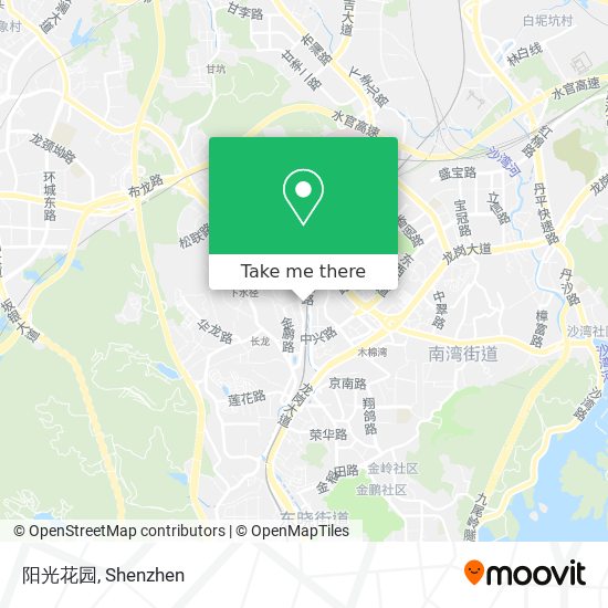 阳光花园 map