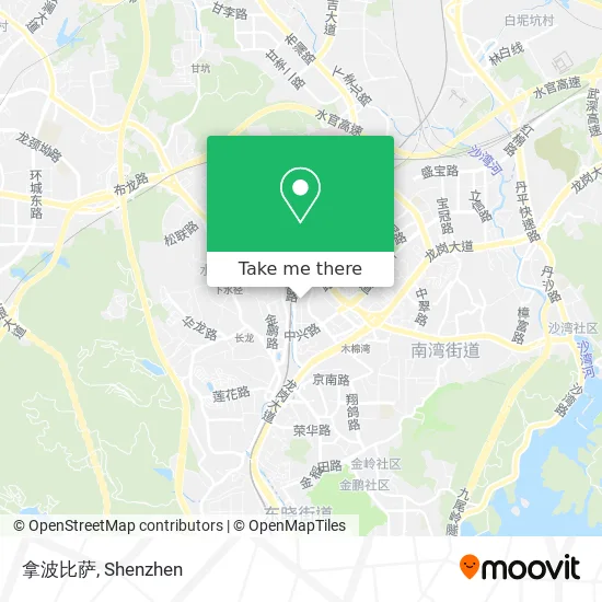 拿波比萨 map