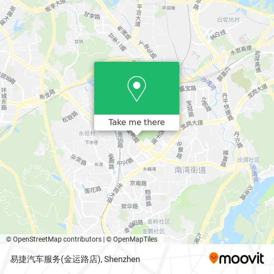易捷汽车服务(金运路店) map