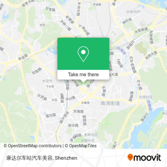 康达尔车站汽车美容 map