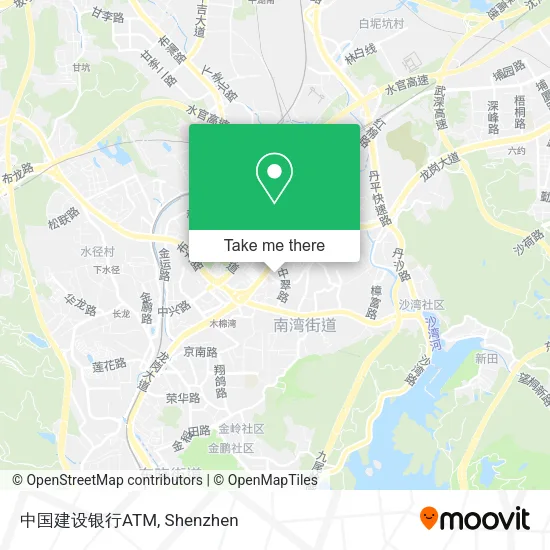 中国建设银行ATM map