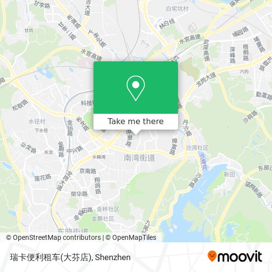 瑞卡便利租车(大芬店) map