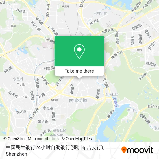 中国民生银行24小时自助银行(深圳布吉支行) map