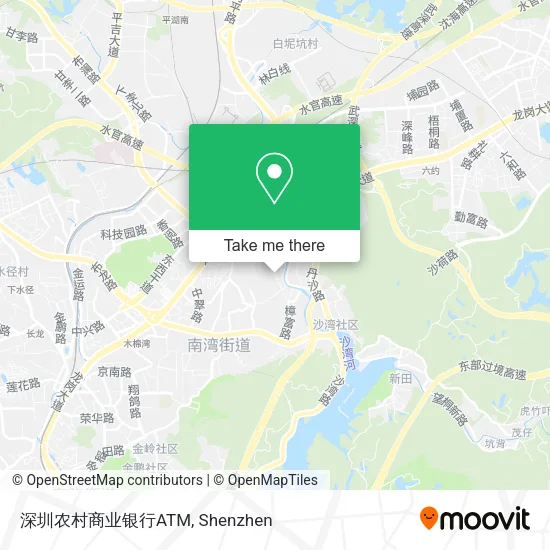 深圳农村商业银行ATM map