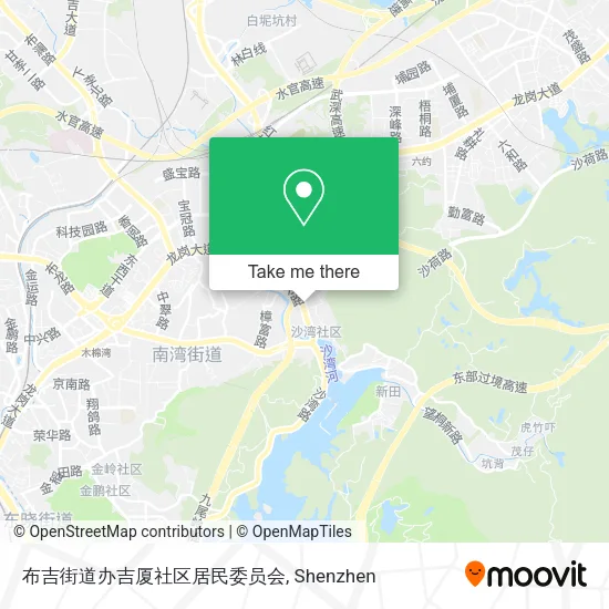 布吉街道办吉厦社区居民委员会 map
