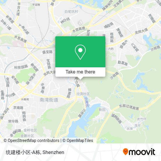 统建楼小区-A栋 map