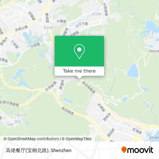 高佬餐厅(宝桐北路) map