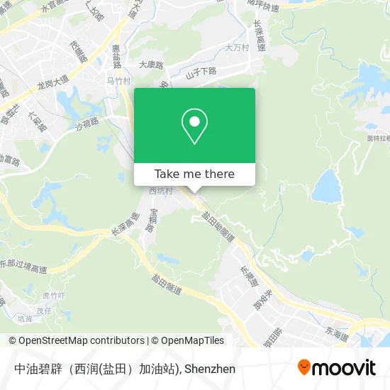 中油碧辟（西润(盐田）加油站) map
