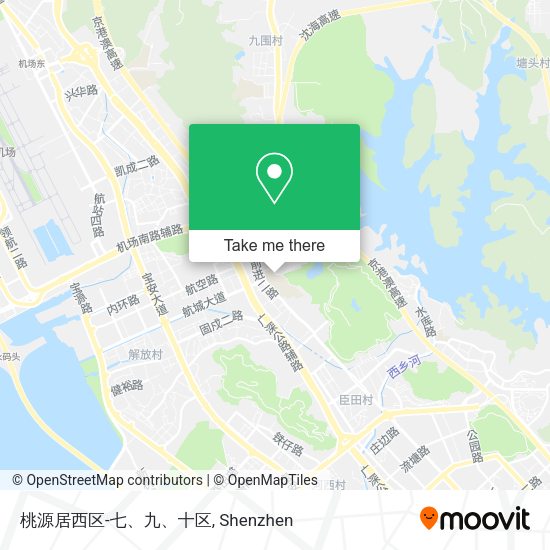 桃源居西区-七、九、十区 map