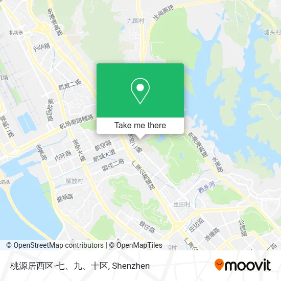 桃源居西区-七、九、十区 map
