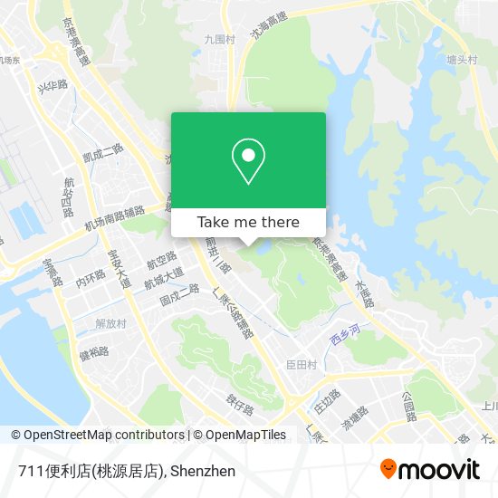 711便利店(桃源居店) map