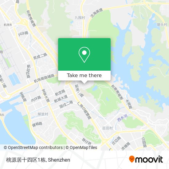 桃源居十四区1栋 map
