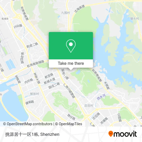 挑源居十一区1栋 map