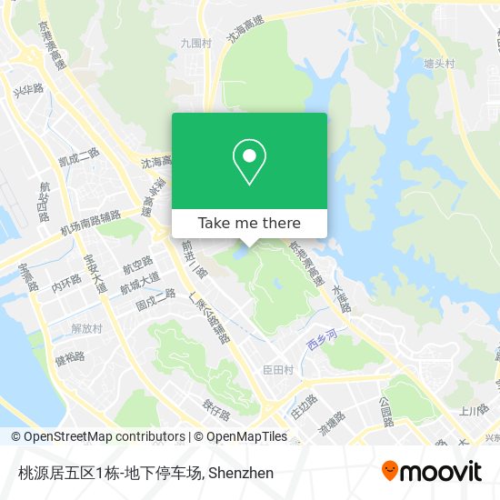 桃源居五区1栋-地下停车场 map