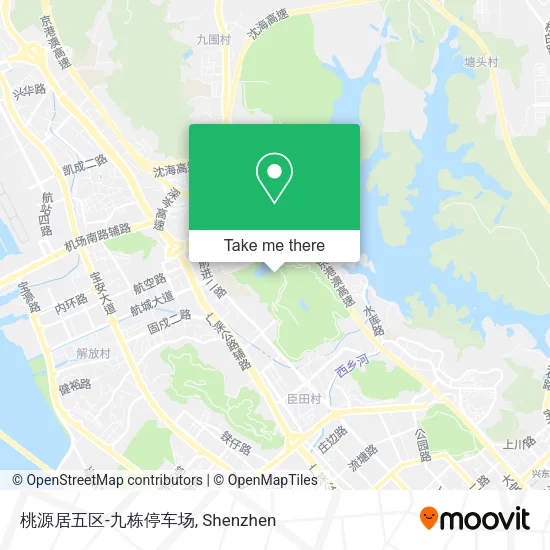 桃源居五区-九栋停车场 map
