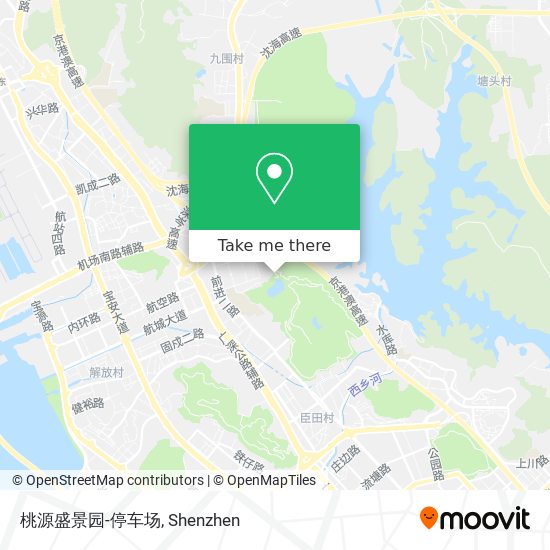 桃源盛景园-停车场 map
