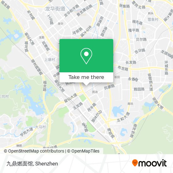 九鼎燃面馆 map