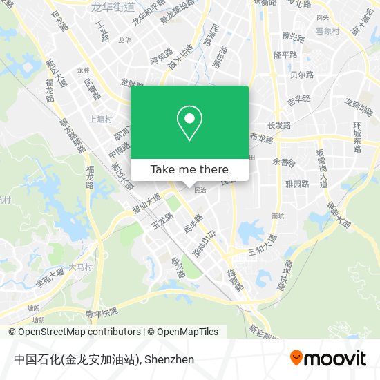 中国石化(金龙安加油站) map