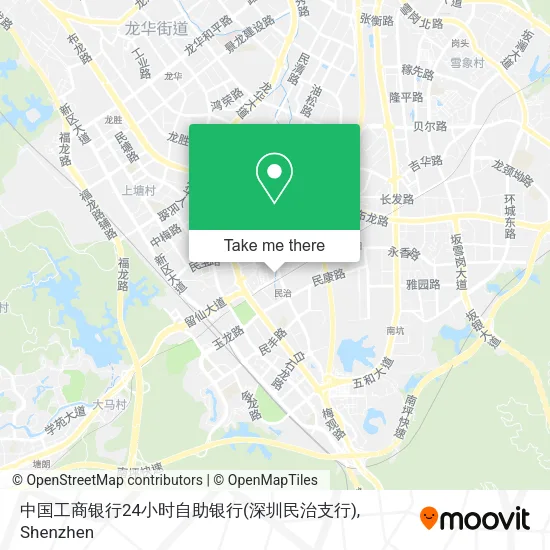 中国工商银行24小时自助银行(深圳民治支行) map