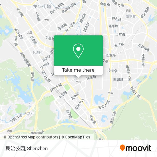 民治公园 map