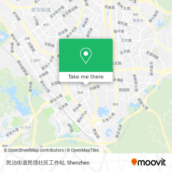民治街道民强社区工作站 map