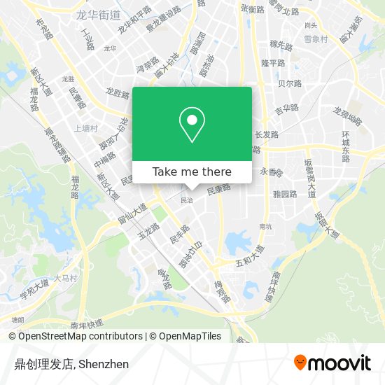 鼎创理发店 map