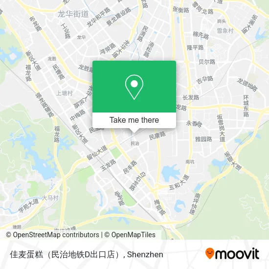 佳麦蛋糕（民治地铁D出口店） map