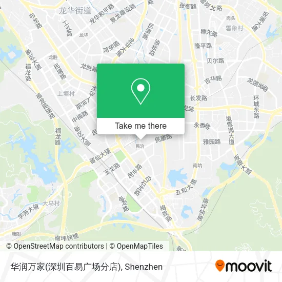 华润万家(深圳百易广场分店) map
