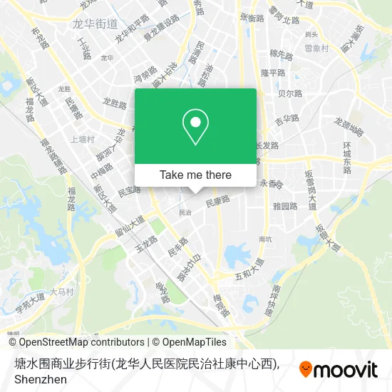 塘水围商业步行街(龙华人民医院民治社康中心西) map