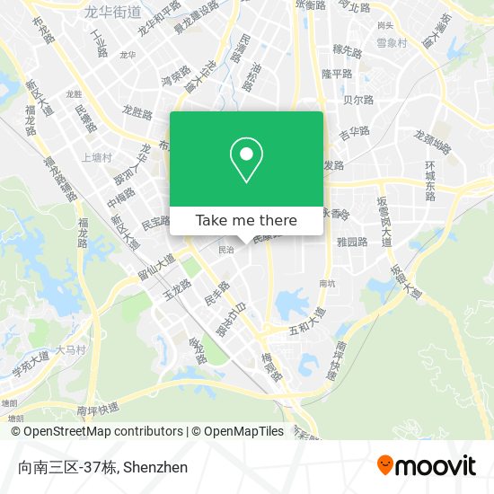 向南三区-37栋 map