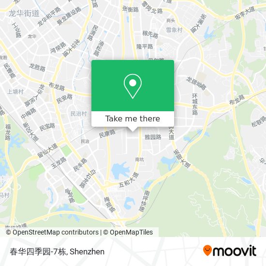 春华四季园-7栋 map