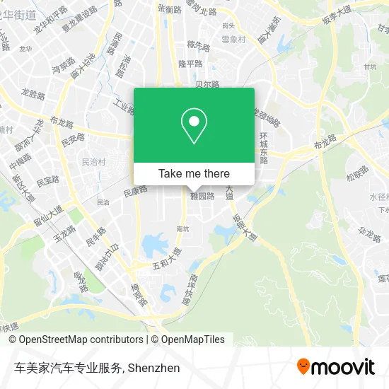 车美家汽车专业服务 map
