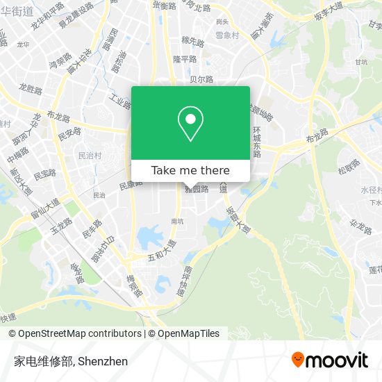 家电维修部 map