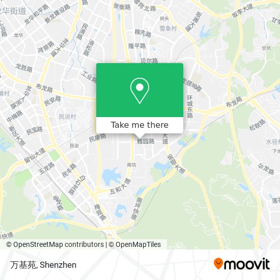 万基苑 map