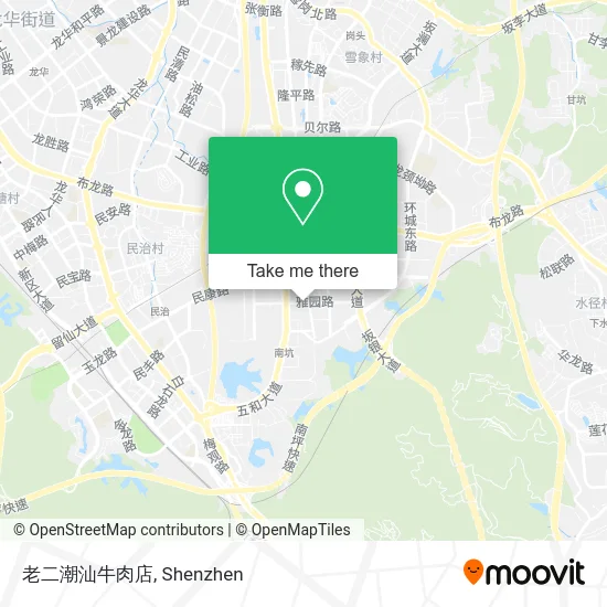 老二潮汕牛肉店 map