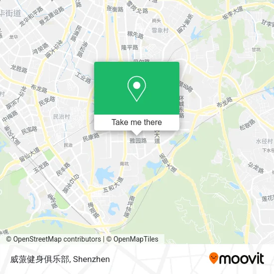 威蒎健身俱乐部 map