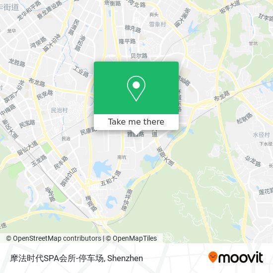 摩法时代SPA会所-停车场 map