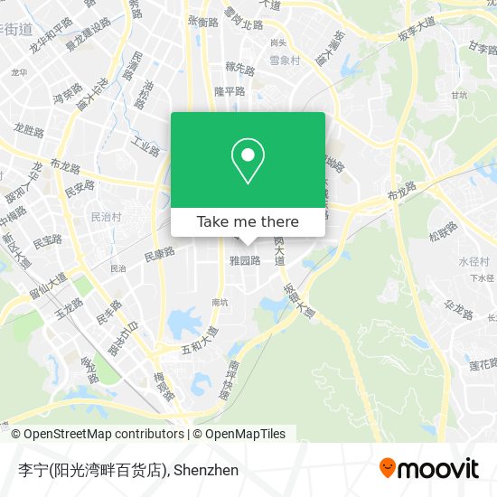 李宁(阳光湾畔百货店) map