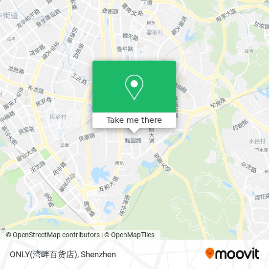 ONLY(湾畔百货店) map