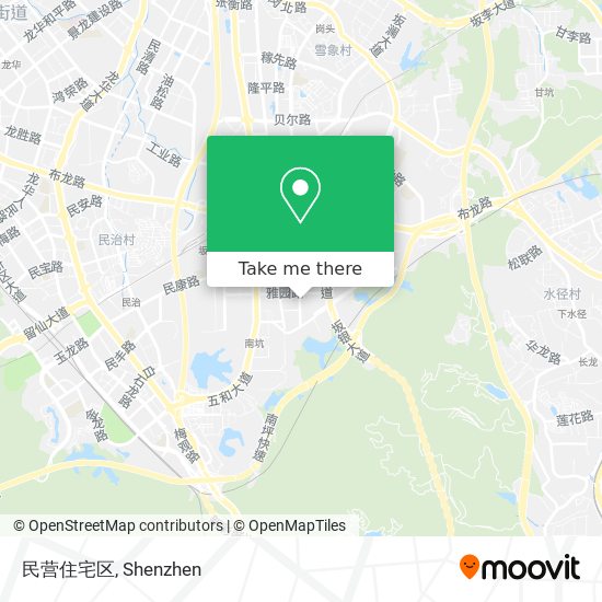 民营住宅区 map