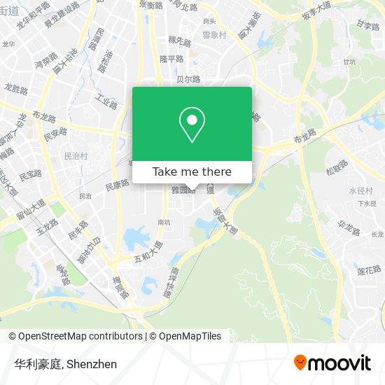 华利豪庭 map