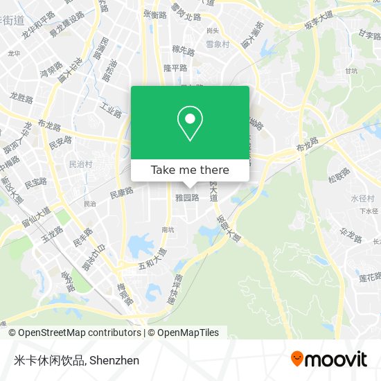 米卡休闲饮品 map