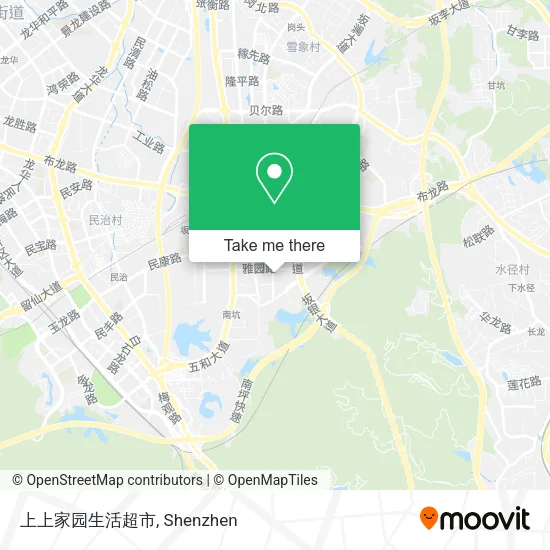 上上家园生活超市 map