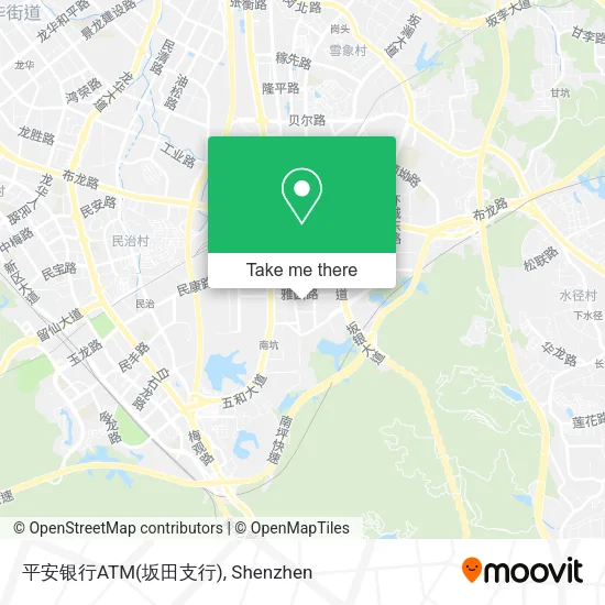 平安银行ATM(坂田支行) map