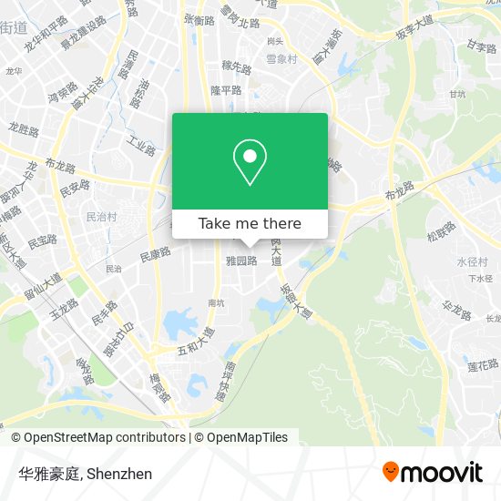 华雅豪庭 map