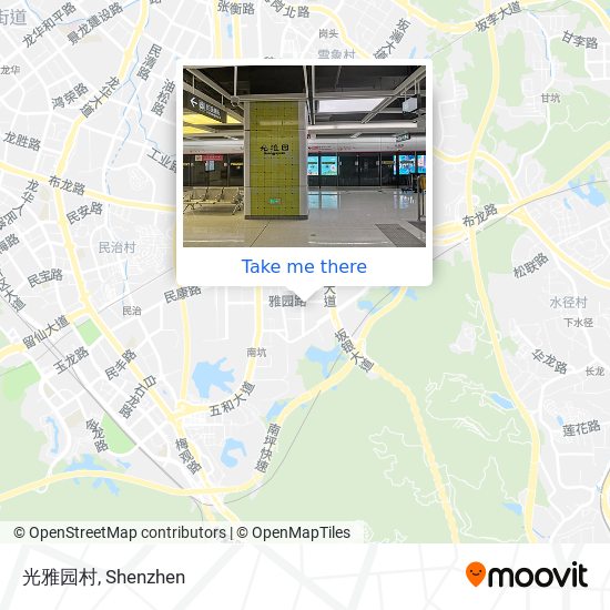 光雅园村 map