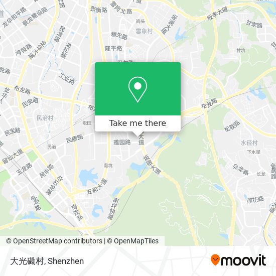 大光磡村 map
