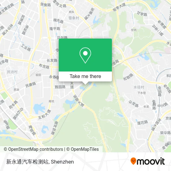 新永通汽车检测站 map